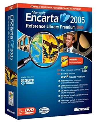 Microsoft Encarta Reference Library Premium 2005 DVD